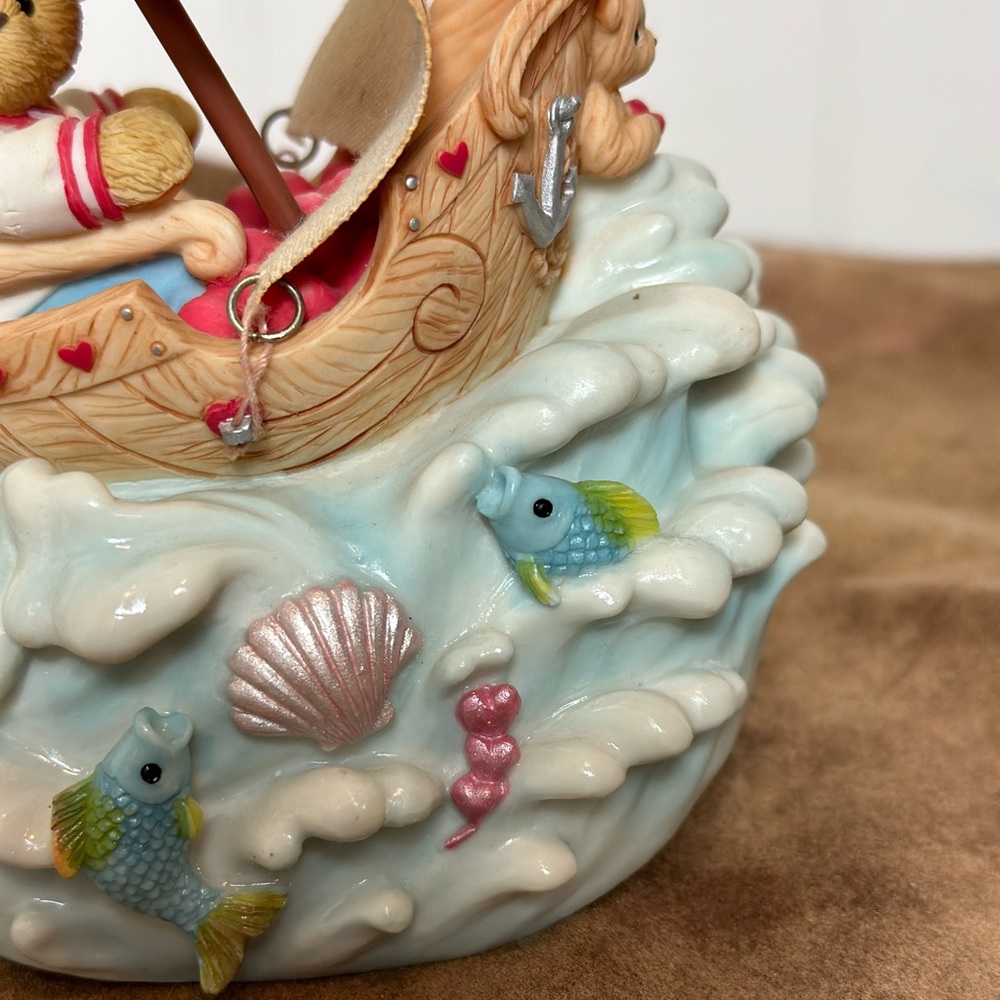Cherished Teddies Rocking Musical Figurine. “Set Sail Toward New Adventures” - Picture 4 of 15